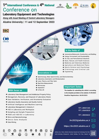 The first international and fourth national conference on laboratory equipment and technologies